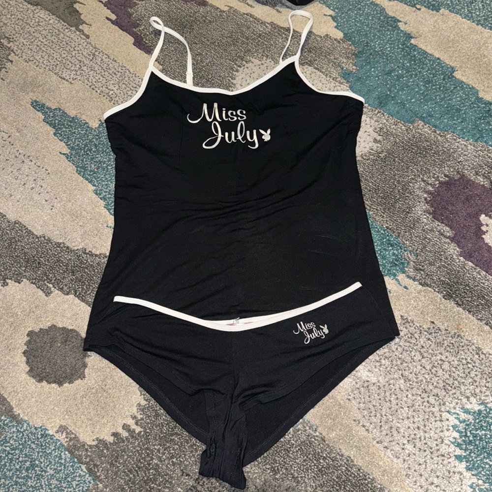 Playboy Cami and Booty underwear.